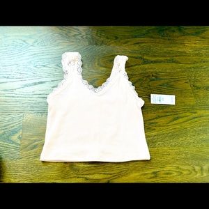 Xsmall baby pink crop top